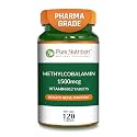 Pure Nutrition Vitamin B12 Supplements | B12 Vitamin Tablets - Methylcobalamin 1500mcg | Vitamin B12 Tablets for Men &amp; Women | Methyl cobalamin Boosts Immunity &amp; Energy Levels | Supports Brain, Nerve &amp; Heart Healt
