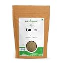 Pure Organio Organic Ajwain (Carom Seeds) NPOP Certified Organic - 1 KG