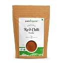 Pure Organio Organic Red Chilli Powder lal mirch chilly for daily cooking (1 KG)