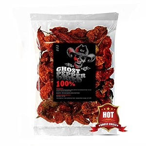 pure pik bhut jolokia chilli  ghost pepper  hottest naga king chilli oven dried organically grown 200 grams