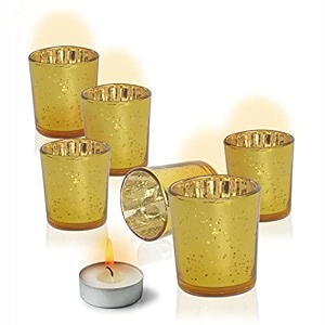 pure source india glass votive candle holder pack of 6 pcs decorate your house with this unique candle holders yellow mercury gold
