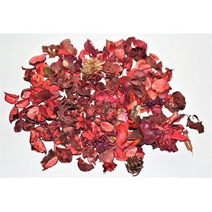 pure source india rose potpourri 100g  natural dried flower blend for home dcor fragrance amp gifts  long lasting scent red