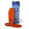 Pure Stride Bold Professional Full Length Orthotics - Shoe Support for Metatarsals, High Arch,Flat Feet - Pain Relief For Plantar Fasciitis, Arch, Heel - 1 Pair, Men's 3-3.5/Women's 5-5.5, Bold Orange