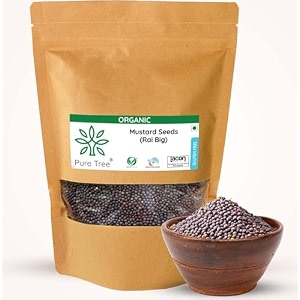 pure tree certified organic mustard seeds big100 gramblack mustard rai seeds bigsasive seeds whole kali rai danasarson dana indian spice gluten free