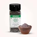 Pure Tree Certified Organic Mustard Seeds Big|90 Gram|Glass Jar|Black Mustard Rai Seeds Big|Sasive Seeds Whole Kali Rai Dana|Sarson Dana Indian Spice Gluten Free