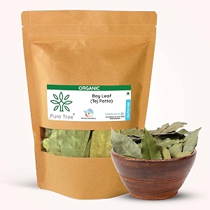 pure tree certified organic tej patta leaves  50 g  bay leaf  whole spices  aromatic amp flavourful biryani leaf  tejpatta spice