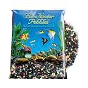 Pure Water Pebbles Black Beauty Pebble Mix Aquarium Gravel - 25 lbs - Non-Toxic, Colorfast, Vibrant Substrate for Aquariums, Terrariums &amp; Ponds