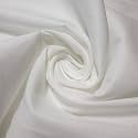 Pure White Cotton Poplin Fabric for Dresses
