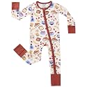 pureborn Baby Sleeper Viscose from Bamboo Zipper Footies Pjs 0-24 Months