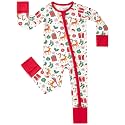 pureborn Baby Sleeper Viscose from Bamboo Zipper Footies Pjs 0-24 Months