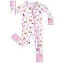 pureborn Baby Sleeper Viscose from Bamboo Zipper Footies Pjs 0-24 Months
