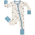 pureborn Baby Sleeper Viscose from Bamboo Zipper Footies Pjs 0-24 Months