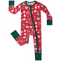 pureborn Baby Sleeper Viscose from Bamboo Zipper Footies Pjs 0-24 Months