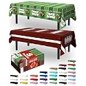 Pureegg 8 Pack Football Plastic Table Cloth Disposable 54x108 Inch