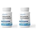 Puregen Labs Potassium Bicarbonate Supplement 1020 mg | Non-GMO | Gluten Free | 240 Vegetarian Capsules (Pack of 2)