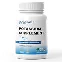 Puregen Labs Potassium Bicarbonate Supplement 1020 mg, 240 Vegi Capsules