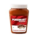 Pureheart Nut Spread Choco Cashew (192 gm) Nutty Chocolate Cashew Spread for Breakfast, Bread/Toast, Sandwich