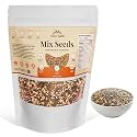Purely Haven Organic Mix Seeds – 250g | High Fiber, Plant Protein & Omega‑3 Superfood | Flax, Chia, Pumpkin, Sunflower & Sesame Seeds | Non‑GMO • Gluten‑Free • Raw Nutrition- super seeds chia flax & hemp