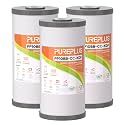 PUREPLUS 10" x 4.5" Whole House Heavy Metal Reduction Water Filter,3 PACK