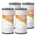 PUREPLUS 10" x 4.5" Whole House Heavy Metal Reduction Water Filter,4 PACK