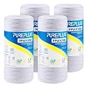 PUREPLUS 5 Micron 10 x 4.5 Whole House Water Filter for Well Water 4 Pack