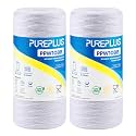 PUREPLUS 5 Micron 10 x 4.5 Whole House Water Filter for Well Water 2 Pack