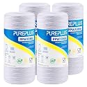 PUREPLUS 50 Micron 10 x 4.5 Whole House Water Filter for Well Water 4 Pack