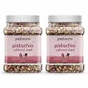 Pureserve Premium Unsalted Pistachios Kernels 1Kg (500g*2) - Whole, Naturally Crunchy &amp; Nutrient-Rich | High in Protein, Fiber &amp; Antioxidants | Healthy Snack for Heart &amp; Weight Management – 250g