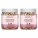 Pureserve Premium Unsalted Pistachios Kernels 500g (250g* 2) - Whole, Naturally Crunchy &amp; Nutrient-Rich | High in Protein, Fiber &amp; Antioxidants | Healthy Snack for Heart &amp; Weight Management – 250g