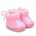 PureSole Baby Booties for Boys &amp; Girls (6-12 Months) I Warm &amp; Comfortable Baby Shoes I Non Slip Sole I Indoor Winter Baby Booties with I love Mom &amp; Dad Print.