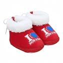 PureSole Baby Booties for Boys &amp; Girls (6-12 Months) I Warm &amp; Comfortable Baby Shoes I Non Slip Sole I Indoor Winter Baby Booties with I love Mom &amp; Dad Print.