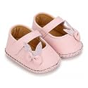 PureSole Baby Girl Ballerina Shoes 6-12 Months