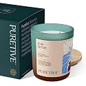 Puretive Me Time Scented Soy Wax Candle – Lemongrass, Jasmine &amp; Light Musk | 2 Wick Candle for Relaxation &amp; Home Décor | Premium Rakhi Gift for Brother &amp; Sister