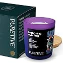 Notes by Puretive Blooming Evening Soy Wax Candle – Rose &amp; Carnation | Long Lasting Two Wick Candle 170g | Strong Floral Aromatherapy | Non-Toxic Clean Burn | Rakhi Gift for Brother &amp; Sister