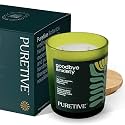 Puretive Goodbye Anxiety Scented Candle – Rosemary Lavender Blend, 100% Soy Wax | 35-Hour Burn Time, 2 Wick Candle for Anxiety Relief &amp; Relaxation