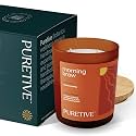 Notes by Puretive Morning Brew Coffee Vanilla Scented Candle | 100% Soy Wax Two Wick | Long Lasting 35 Hr Burn | Strong Fragrance 170g | Premium Rakhi Gift for Brother &amp; Sister