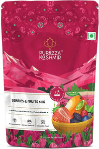 purezza kashmir premium berries  fruits mix raisins black currant kiwi mango blueberry strawberries cranberries 1 x 200 g