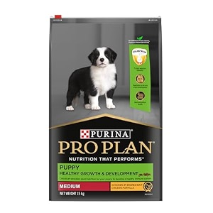 purina pro plan puppy dry food for medium breed dogs 15kg pack