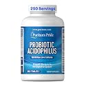Puritan's Pride Daily Probiotic Acidophilus, 8 Month Supply, 250 Tablets