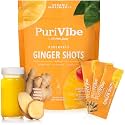 PuriVibe Ginger Shots Juice Powder, Pineapple, Turmeric, Immunity, 15 Packs