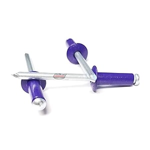 purple 31634 aluminum small head with steel mandrel multi grip pop rivets fasteners 275 - 598 grip range