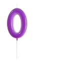 Purple Birthday Number 0 Candles Happy Birthday Cake Topper Number Candles for Birthday Party Decorations Wedding Anniversary Celebration Party Supplies