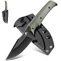 Purple Dragon Fixed Blade Knife - Full Tang Hunting Knife Green