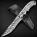 Purple Dragon VG10 Steel Full Tang Fixed Blade Knife with Kydex Sheath