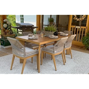 PURPLE LEAF 7 Pieces Patio Dining Set