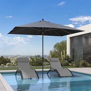 PURPLE LEAF Outdoor Market Umbrella 10 x