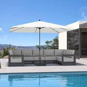 PURPLE LEAF Outdoor Market Umbrella 11.5 x