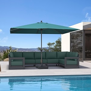 PURPLE LEAF Outdoor Market Umbrella 11.5 x