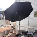 PURPLE LEAF Patio Market Umbrella 1039 Round