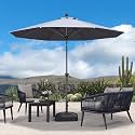 PURPLE LEAF Patio Market Umbrella 1039 Round